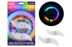 Spoke lighting, 2 pieces on card