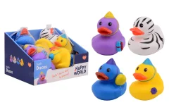 Happy World bath duck in display