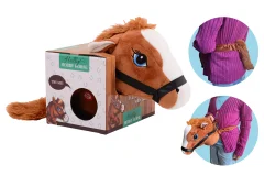 Holly Horse - Horse head with elastic band, brown