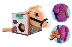 Holly Horse - Horse head with elastic band, beige