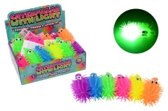 Caterpillar 12cm with light 6 assorted