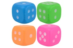 Large EVA dice 12cm, 4 assorted