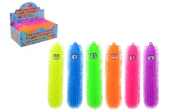 Giant fluffy worm 50cm in display, 6 assorted