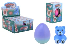 Growing bear in egg in display