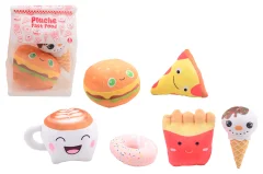 Plush & Play - 2 pcs of fast food in take-away bag, 3 assort