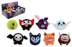 Plush & Play - Monster bouncy balls in display, 8 assorted
