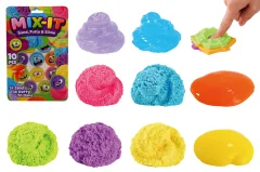 Multi container pack - Sand, putty and slime, 10 pcs