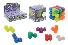 Magnetic magic cube in display