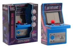 Retro arcade game console in box