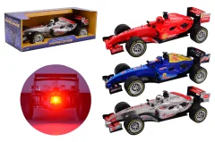 Racing car 1:12 with light and sound, 3 assorted