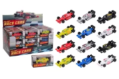 Racing car 1:72 in display, 6 assorted