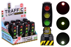 Traffic light with sound in display