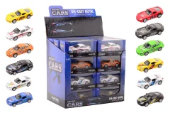 Super Cars die-cast 1:43 car 12 assorted in display