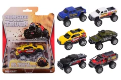 SUV stunt car die cast, pull back 6 assorti
