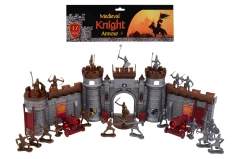 Medieval Knights Knight playset with castle in bag