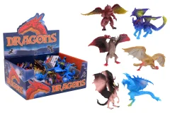 Dragons in display ± 12cm