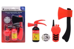 Fire fighter starter kit on card 2 assorted