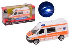 Super Cars Ambulance with light and sound, GERMAN VERSION 1:
