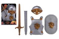Medieval Knights playset large 5 pieces on card