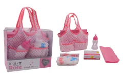 Baby Rose Diaperbag with accessories