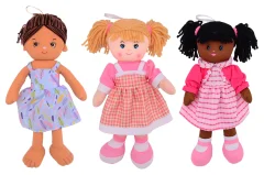 Baby Rose 40cm soft doll girl 3 assorted