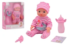 Baby Rose drink and wet doll 17 cm, 2 assorted
