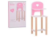 Baby Rose wooden doll chair