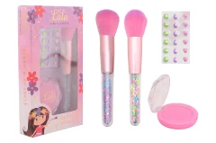 LaLa - Blush and brush set with stickers, 2 assorted
