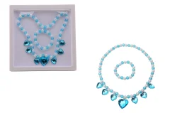 Pearl necklace and bracelet in luxury storage case, 2 assort