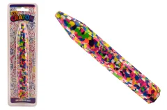 Jumbo rainbow crayons on blister pack