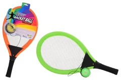 Tennis set racket with return ball, 2 assorted