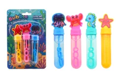 Sea animal bubble blower on card 35 ml, 3 pieces