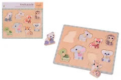 Jouéco® - The Wildies Family knobpuzzle